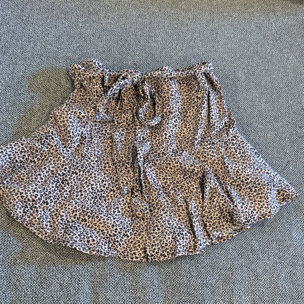 URBAN Romantics Animal Print Skater Skirt